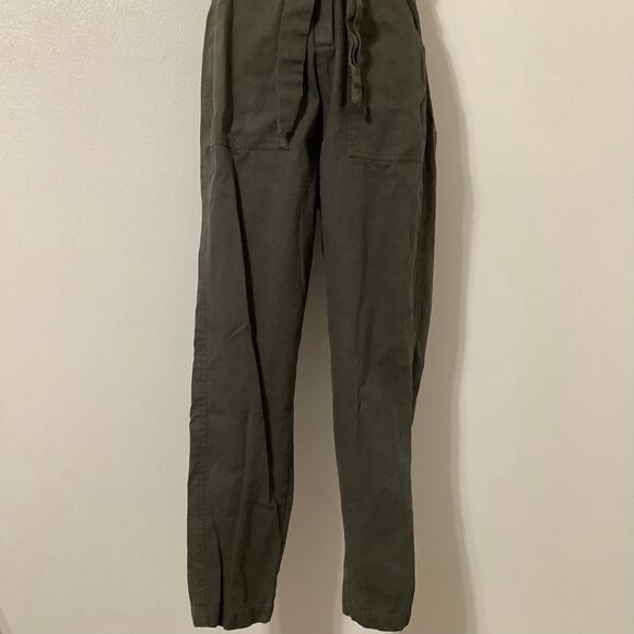 The Normal Brand Grunge Gorpcore Cotton Military Green Utility Jumpsuit XS - Picture 3 of 12